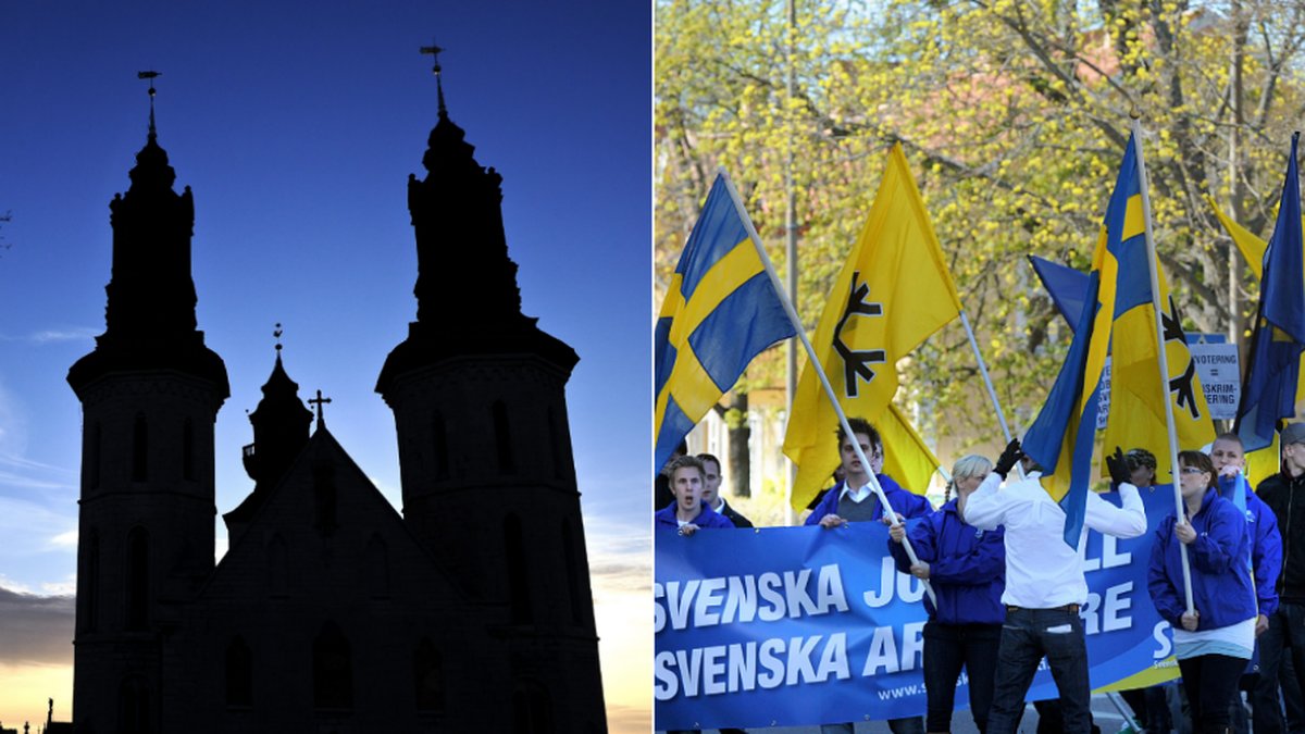 När nazisterna kommer till Visby vill kyrkan tydligt markera avstånd.